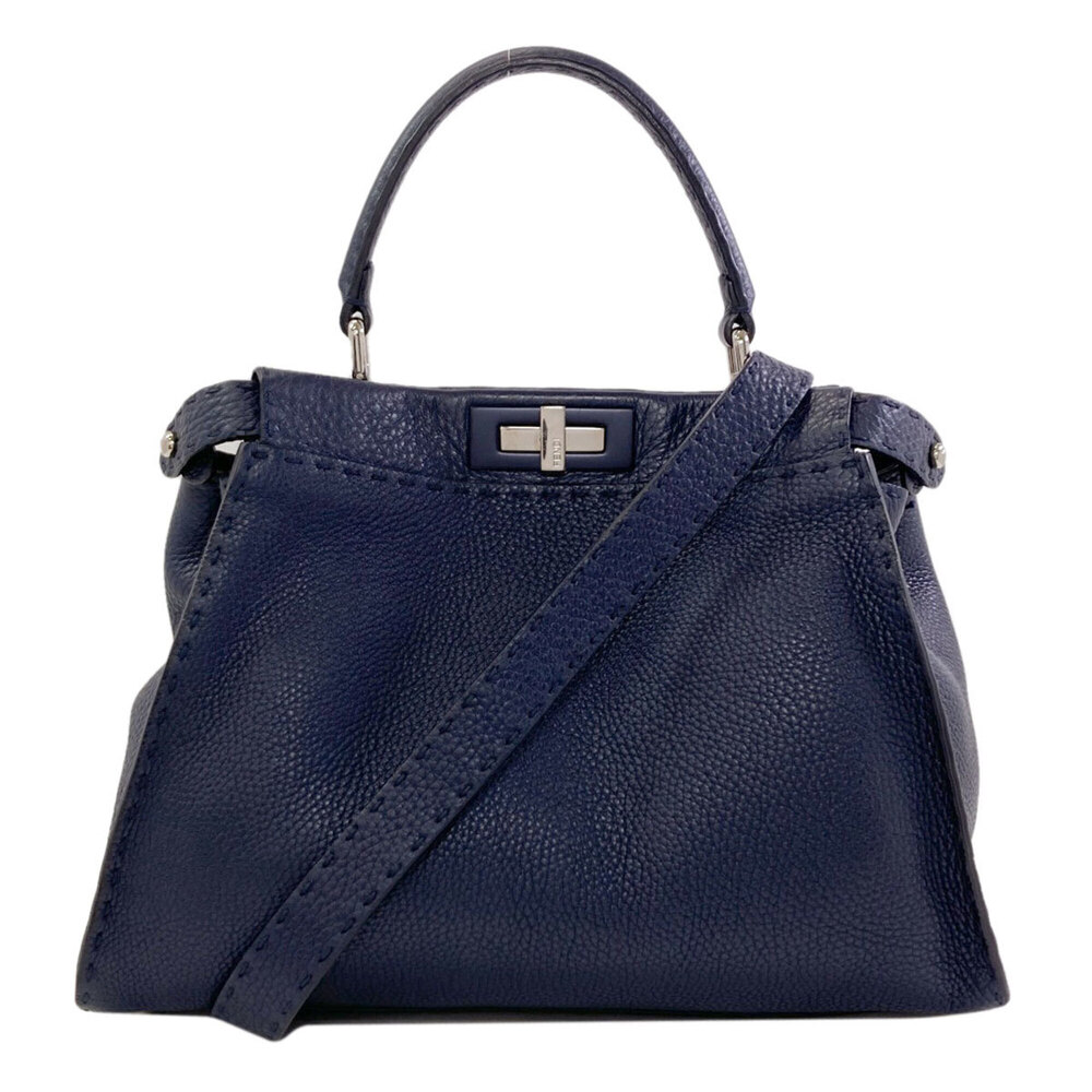Fendi Peekaboo 2-Way Handbag, Calfskin, Women's FENDI